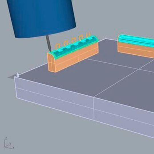 Synchronising topology optimisation with toolpath planning creates efficient design-to-manufacture processes. Synchronising topology optimisation with toolpath planning creates efficient design-to-manufacture processes.