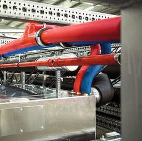In einer Exyte-Werkstatt montiertes Exycell-Modul In einer Exyte-Werkstatt montiertes Exycell-Modul