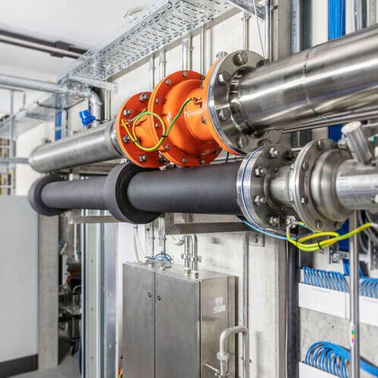 The Ventex explosion protection valve achieves up to 20 % better values in terms of pressure drop. The Ventex explosion protection valve achieves up to 20 % better values in terms of pressure drop.