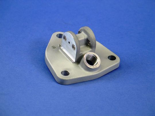 Ein Halter eines Lkw-Dieselmotors, gefertigt als Teil des „NextGenAM“-Projekts.