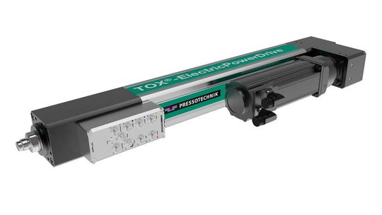 TOX Pressotechnik wird zur Motek unter anderem diesen neuen Electricdrive Core vorstellen. Der Servoantrieb ist laut TOX nun bereit für die Anforderungen einer smarten Fertigung. TOX Pressotechnik wird zur Motek unter anderem diesen neuen Electricdrive Core vorstellen. Der Servoantrieb ist laut TOX nun bereit für die Anforderungen einer smarten Fertigung.
