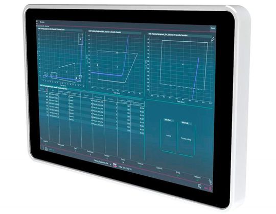 Ein Screenshot von der TOX-Software HMI 3.1, zu sehen auf dem TOX-HMI-Panel. Einer ihrer Pluspunkte ist die intuitive Benutzerführung, mit einem frei konfigurierbarem Dashboard, heißt es dazu. Auch das Exponat wird auf der Motek 2021 präsentiert.