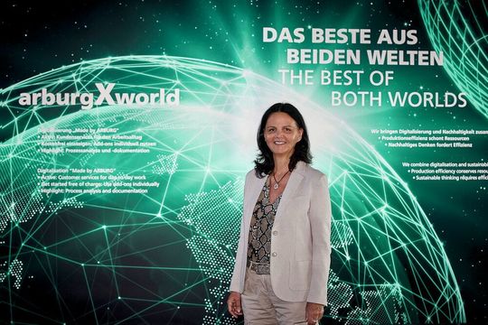 Juliane Hehl, Managing Partner and responsible for Marketing at Arburg: “With our pioneering spirit and focused strategy, we will show at Fakuma 2021 how plastic parts can be produced today and tomorrow, competitively, sustainably, and digitally interconnected.” Juliane Hehl, Managing Partner and responsible for Marketing at Arburg: “With our pioneering spirit and focused strategy, we will show at Fakuma 2021 how plastic parts can be produced today and tomorrow, competitively, sustainably, and digitally interconnected.”