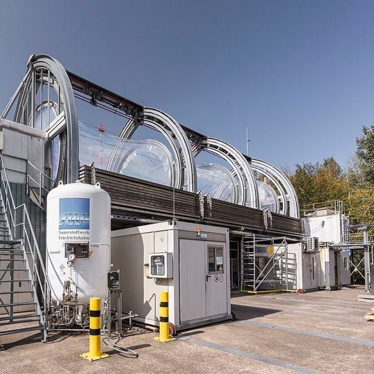Teil der Forschungsplattform Actris-D: Die Jülicher Atmosphärensimulationskammer SAPHIR Teil der Forschungsplattform Actris-D: Die Jülicher Atmosphärensimulationskammer SAPHIR