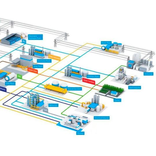 Thyssenkrupp führt eine technische Studie zur Entwicklung eines grünen Wasserstoff-Ammoniak-Projekts für Helios Industry in Abu Dhabi durch. Thyssenkrupp führt eine technische Studie zur Entwicklung eines grünen Wasserstoff-Ammoniak-Projekts für Helios Industry in Abu Dhabi durch.