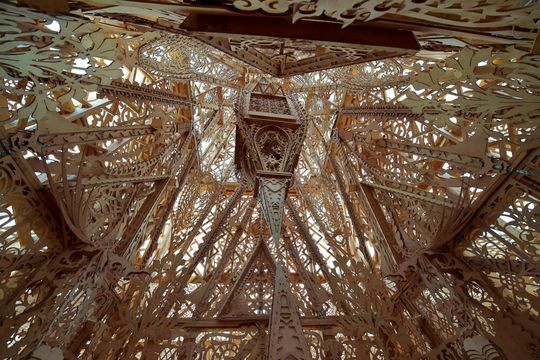 Burning Man Temple in Northern Ireland. Burning Man Temple in Northern Ireland.