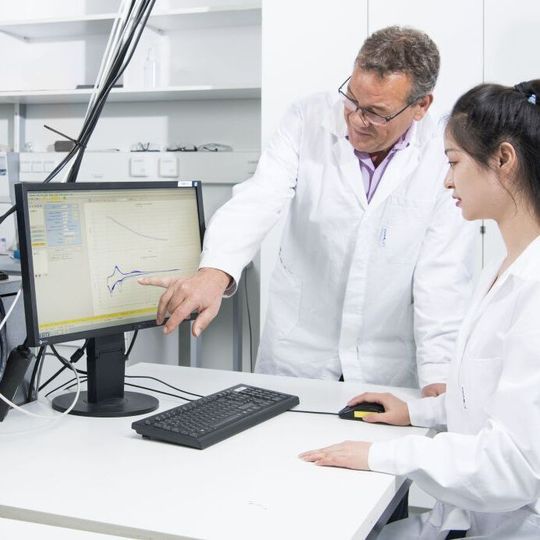 Mit einer vielversprechenden Kombination aus Kathode und Elektrolyt wollen die Forscherinnen und Forscher des HIU eine sehr hohe Energiedichte möglich machen. Mit einer vielversprechenden Kombination aus Kathode und Elektrolyt wollen die Forscherinnen und Forscher des HIU eine sehr hohe Energiedichte möglich machen.