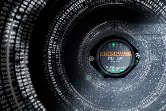 Renishaw is previewing its RMI-QE next-generation radio transmission system for probing on machine tools. Renishaw is previewing its RMI-QE next-generation radio transmission system for probing on machine tools.