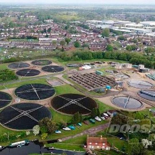 The existing sewage treatment facility in Guildford, which lies southwest of London (Doosan Enpure to perform demolition and relocation of facility by 2026). The existing sewage treatment facility in Guildford, which lies southwest of London (Doosan Enpure to perform demolition and relocation of facility by 2026).