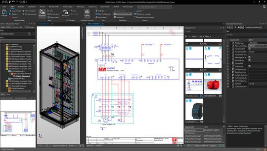 Die neue Bedienoberfläche der Eplan Plattform 2022 macht Anwender flexibler.