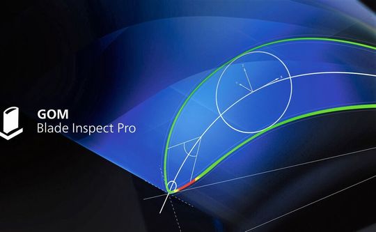 GOM fasst jetzt vier Softwarepakete in seiner GOM-Suite zusammen. Zu den existierenden Tools GOM Inspect und GOM Correlate kommen jetzt noch GOM Volume Inspect und, im Bild symbolisiert, GOM Blade Inspect für Turbinenbauer die Luft- und Raumfahrt hinzu. GOM fasst jetzt vier Softwarepakete in seiner GOM-Suite zusammen. Zu den existierenden Tools GOM Inspect und GOM Correlate kommen jetzt noch GOM Volume Inspect und, im Bild symbolisiert, GOM Blade Inspect für Turbinenbauer die Luft- und Raumfahrt hinzu.