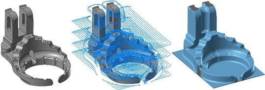 Le cycle d'ébauche 3D dynamique est maintenant disponible dans le module Mill. Le cycle d'ébauche 3D dynamique est maintenant disponible dans le module Mill.