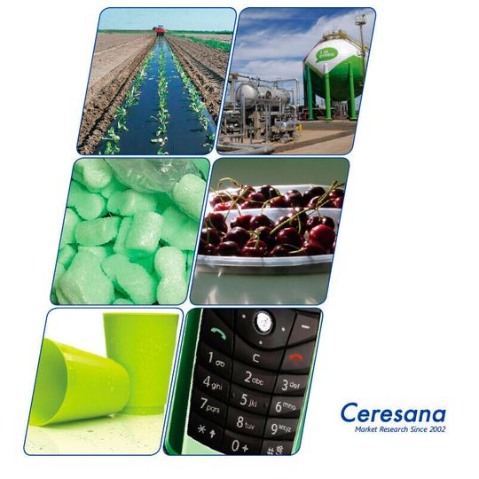 Ceresana hat erneut den Weltmarkt für „grüne“ Polymere untersucht. Ceresana hat erneut den Weltmarkt für „grüne“ Polymere untersucht.