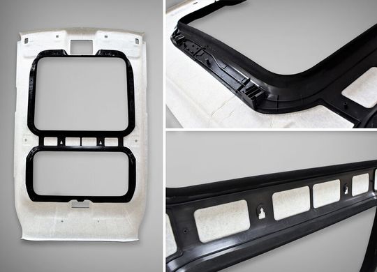 Design of the roof frames allows weight reduction while improving production processes. Design of the roof frames allows weight reduction while improving production processes.