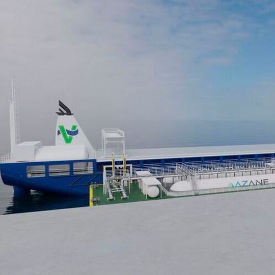With this public funding, the project is on track to be the first in the world to pilot ammonia bunkering operations – taking the first step to enable a large-scale shift to carbon free fuel for ships. With this public funding, the project is on track to be the first in the world to pilot ammonia bunkering operations – taking the first step to enable a large-scale shift to carbon free fuel for ships.