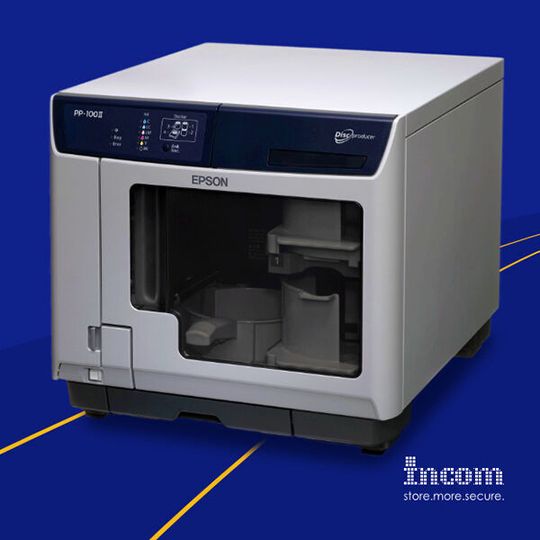 Incom bietet die Epson-Discproducer-II-Systeme mit Blu-ray-Rekordern an. Incom bietet die Epson-Discproducer-II-Systeme mit Blu-ray-Rekordern an.