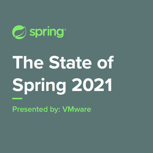 According to the current report, the Spring Framework receives a lot of encouragement from developers.