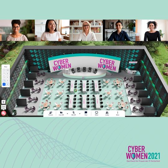 Am 1. Oktober von 09:00 – 15:45 Uhr laden CYBERWOMEN, Sponsoren und Partner zur virtuellen Cyberwomen-Veranstaltung, dem non-profit Event für Frauen in der IT-Sicherheit ein. Am 1. Oktober von 09:00 – 15:45 Uhr laden CYBERWOMEN, Sponsoren und Partner zur virtuellen Cyberwomen-Veranstaltung, dem non-profit Event für Frauen in der IT-Sicherheit ein.