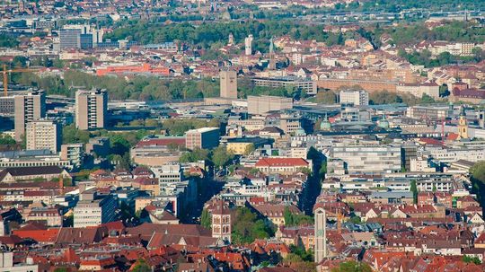 Unter anderem Stuttgart hat das Fraunhofer-IAO untersucht. Unter anderem Stuttgart hat das Fraunhofer-IAO untersucht.