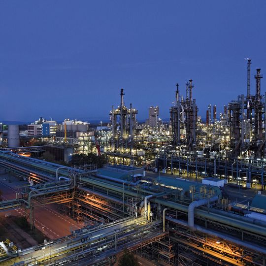 Produktion eingeschränkt: Ammoniakanlage am BASF-Standort Ludwigshafen Produktion eingeschränkt: Ammoniakanlage am BASF-Standort Ludwigshafen