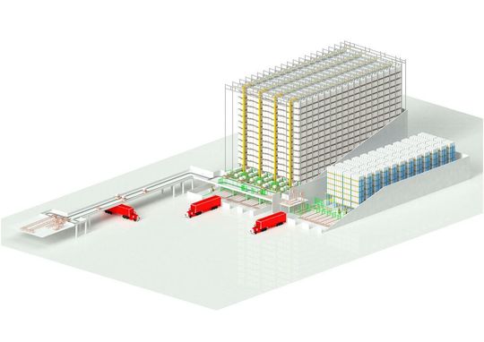 Jungheinrich automatisiert Coca-Cola HBC am Standort Radzymin (Polen). Mit dabei sind ein 42 Meter hohes Paletten-Hochregallager in Silobauweise sowie ein Monorail-System mit Brücke, das die Transportwege optimieren soll. Jungheinrich automatisiert Coca-Cola HBC am Standort Radzymin (Polen). Mit dabei sind ein 42 Meter hohes Paletten-Hochregallager in Silobauweise sowie ein Monorail-System mit Brücke, das die Transportwege optimieren soll.