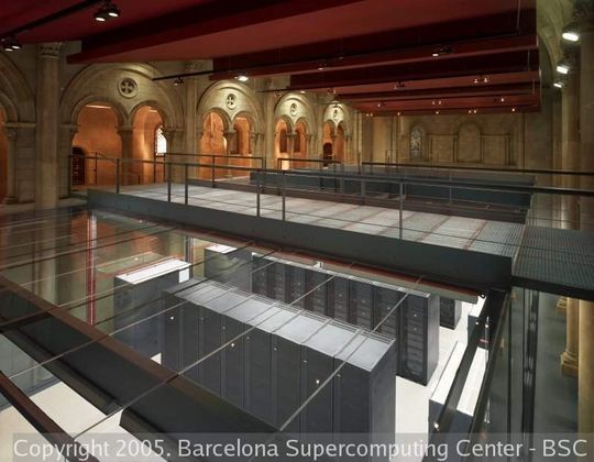 Leistungsfähige Supercomputer wie Mare Nostrum sind nichts ohne ein passendes Dateisystem wie GPFS. (Quelle: Barcelona Supercomputing Center) Leistungsfähige Supercomputer wie Mare Nostrum sind nichts ohne ein passendes Dateisystem wie GPFS. (Quelle: Barcelona Supercomputing Center)