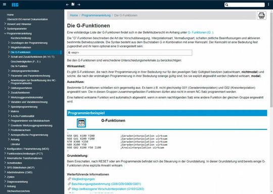 Das Unternehmen ISG zeigt auf der SPS 2021 in Nürnberg (Halle 6, Stand 340) viele Neuerungen ihrer Simulationsplattform. Im Bild ist die HTML-Onlinedokumentation der Software ISG-kernel zu sehen. Das Unternehmen ISG zeigt auf der SPS 2021 in Nürnberg (Halle 6, Stand 340) viele Neuerungen ihrer Simulationsplattform. Im Bild ist die HTML-Onlinedokumentation der Software ISG-kernel zu sehen.