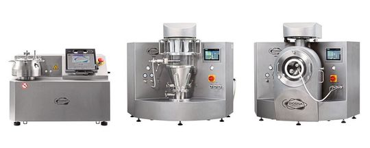 Diosna F+E Serie: Labormischer P1-6, Minilab RC – Wirbelschicht- und Coater-Modul Diosna F+E Serie: Labormischer P1-6, Minilab RC – Wirbelschicht- und Coater-Modul