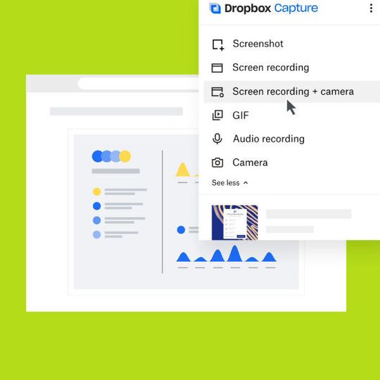 Dropbox Capture im Einsatz. Dropbox Capture im Einsatz.