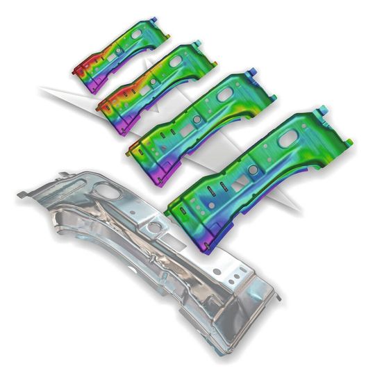 Virtuell optimieren: Anhand der Simulation können Konstrukteure unterschiedliche Kompensationsstrategien beurteilen. Virtuell optimieren: Anhand der Simulation können Konstrukteure unterschiedliche Kompensationsstrategien beurteilen.