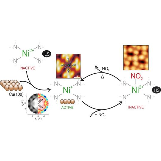 Model porphyrin-based multifunctional interface for spin-switching and tuning. Model porphyrin-based multifunctional interface for spin-switching and tuning.