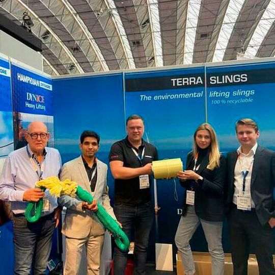 Teijin Aramid has now partnered with FibreMax, from the Netherlands, and Hampidjan, based in Iceland, to demonstrate the performance of the circular fiber in demanding real-life applications. Teijin Aramid has now partnered with FibreMax, from the Netherlands, and Hampidjan, based in Iceland, to demonstrate the performance of the circular fiber in demanding real-life applications.