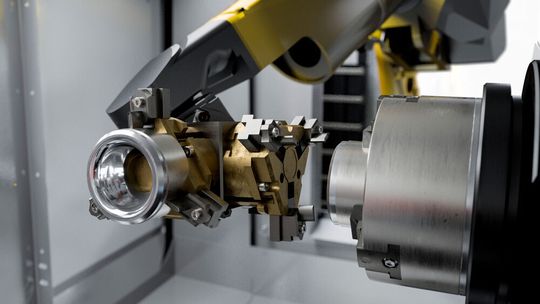 Situation de chargement et déchargement STUDER roboLoad. Situation de chargement et déchargement STUDER roboLoad.