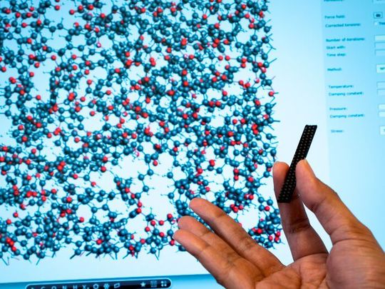 Researchers have created a new type of carbon fiber reinforced material that is as strong and light as traditionally used materials, but can be repeatedly healed with heat, reversing any fatigue damage. Researchers have created a new type of carbon fiber reinforced material that is as strong and light as traditionally used materials, but can be repeatedly healed with heat, reversing any fatigue damage.