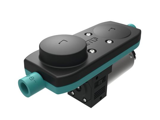 Die Pumpe KNF FP 70 kann auf begrenztem Raum mit äußerst geringer Pulsation betrieben werden.