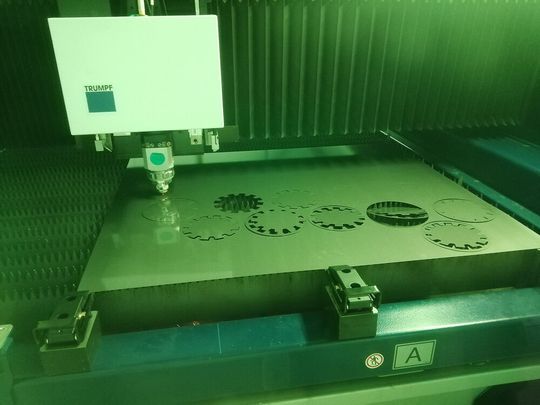 HV Wooding has doubled its laser capacity with the new machine. HV Wooding has doubled its laser capacity with the new machine.