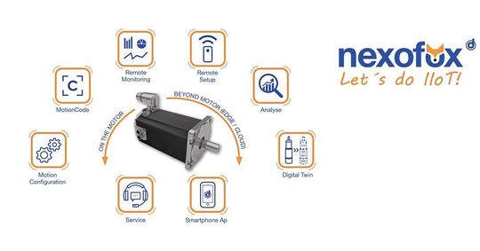 Unter Nexofox bietet Dunkermotoren seinen Kunden ein ganzheitliches Lösungsangebot rund um den Einsatz und die Vernetzung seiner smarten Motoren.