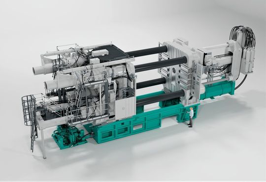 Groß und die stärksten ihrer Art sind zwei neue Druckgießmaschinen für die Metallverarbeitung, die Bühler jetzt vorstellt. Im Bild sieht man die Carat 920, die eine Schließkraft von maximal 92.000 Kilonewton entwickelt. Dann gibt es auch noch die etwas kleinere Schwester Carat 840. Hier noch mehr dazu. Groß und die stärksten ihrer Art sind zwei neue Druckgießmaschinen für die Metallverarbeitung, die Bühler jetzt vorstellt. Im Bild sieht man die Carat 920, die eine Schließkraft von maximal 92.000 Kilonewton entwickelt. Dann gibt es auch noch die etwas kleinere Schwester Carat 840. Hier noch mehr dazu.