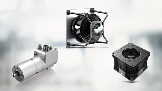 Auf der SPS präsentiert EBM-Papst sowohl Lösungen für die Antriebstechnik als auch für die Lufttechnik.