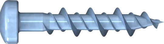 Das spezielle HiLo-Gewinde formt beim Einschrauben ein haltfestes Innengewinde.