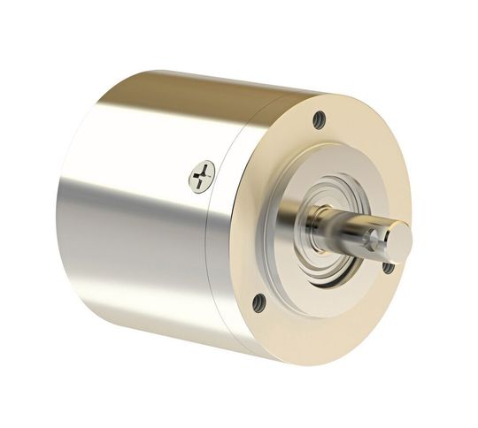 Der neue kompakte Multiturn-Safety-Drehgeber TRK38/S3 hat 38 mm Durchmesser und Gehäuselänge.