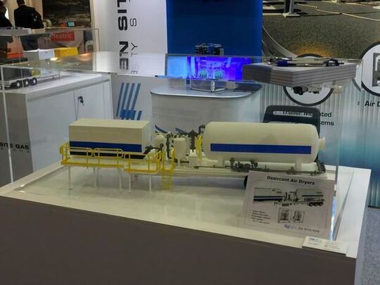 On Site Gas Systems wants to continue using models made with additives at future trade shows.