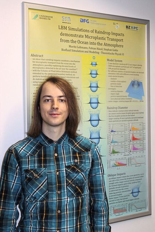 Moritz Lehmann, Physik-Doktorand an der Universität Bayreuth und Erstautor der Studie. Moritz Lehmann, Physik-Doktorand an der Universität Bayreuth und Erstautor der Studie.