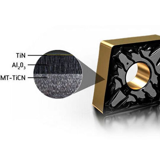 The Walter Tigertec Gold grades: The indexable inserts are sure to be of particular interest to mass producers in the automotive, energy and general mechanical engineering sectors, where the inserts significantly reduce the cost per component. The Walter Tigertec Gold grades: The indexable inserts are sure to be of particular interest to mass producers in the automotive, energy and general mechanical engineering sectors, where the inserts significantly reduce the cost per component.
