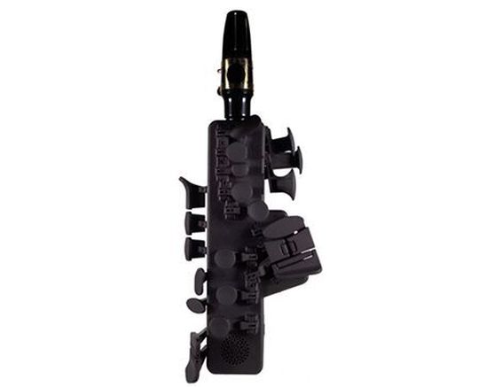 Das Reise-Saxophon ist das kleinste und leichteste elektronische Saxophon der Welt. Es verwendet ein Standard-Saxophon-Mundstück. Die Position der Tasten imitiert ein herkömmliches Saxophon, der Druck des Atems bestimmt die Lautstärke. Das Reise-Saxophon ist das kleinste und leichteste elektronische Saxophon der Welt. Es verwendet ein Standard-Saxophon-Mundstück. Die Position der Tasten imitiert ein herkömmliches Saxophon, der Druck des Atems bestimmt die Lautstärke.