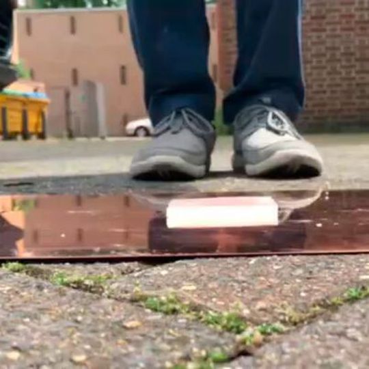 Researchers have developed a jelly-like material that can withstand the equivalent of an elephant standing on it, and completely recover to its original shape, even though it’s 80 percent water. The soft-yet-strong material, developed by a team at the University of Cambridge, looks and feels like a squishy jelly, but acts like an ultra-hard, shatterproof glass when compressed, despite its high water content. Researchers have developed a jelly-like material that can withstand the equivalent of an elephant standing on it, and completely recover to its original shape, even though it’s 80 percent water. The soft-yet-strong material, developed by a team at the University of Cambridge, looks and feels like a squishy jelly, but acts like an ultra-hard, shatterproof glass when compressed, despite its high water content.