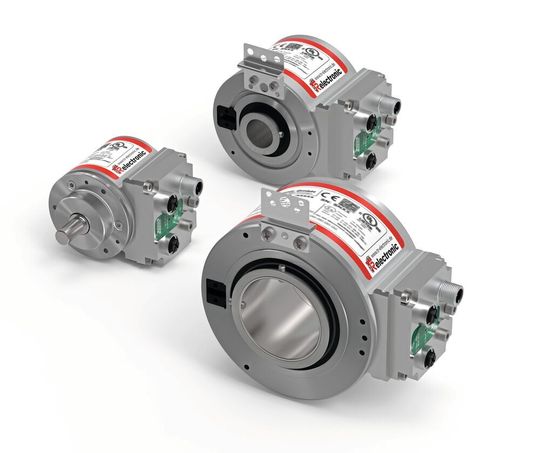 TR-Electronic stellt, im Bereich Absolut-Drehgeber mit echtem Multiturn, vom kompakten Industriemaß 58 mm der Baureihe C_582 bis hin zu großen durchgehenden Hohlwellen mit Durchmesser 50 mm der Baureihen C_H802 und C_H1102 die neuste Schnittstellentechnologie zur Verfügung.