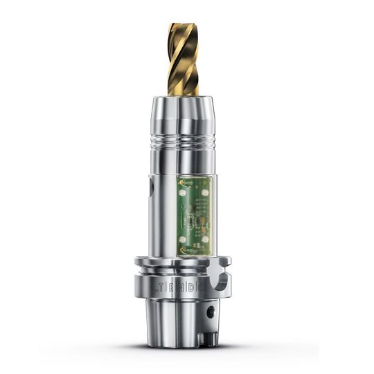 The intelligent toolholder Itendo enables real-time process monitoring and control directly on the tool. The geometry and performance data of the toolholders remain unchanged even with sensors. The intelligent toolholder Itendo enables real-time process monitoring and control directly on the tool. The geometry and performance data of the toolholders remain unchanged even with sensors.
