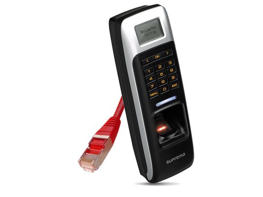 TCP/IP-Fingerprint-Terminal mit Netzwerkanschluss von Suprema. TCP/IP-Fingerprint-Terminal mit Netzwerkanschluss von Suprema.