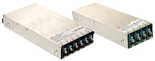 Bild 1: Die NMP-Netzteilfamilie von Mean Well setzt sich aus zwei Grundmodulen zusammen. Die Grundeinheit NMP1K2 bietet sechs separate Steckplätze und kann insgesamt 1.200 W liefern, die Basisplattform NMP650 hat vier unabhängige Modulsteckplätze mit einer möglichen Gesamtleistung von 650 W. Bild 1: Die NMP-Netzteilfamilie von Mean Well setzt sich aus zwei Grundmodulen zusammen. Die Grundeinheit NMP1K2 bietet sechs separate Steckplätze und kann insgesamt 1.200 W liefern, die Basisplattform NMP650 hat vier unabhängige Modulsteckplätze mit einer möglichen Gesamtleistung von 650 W.